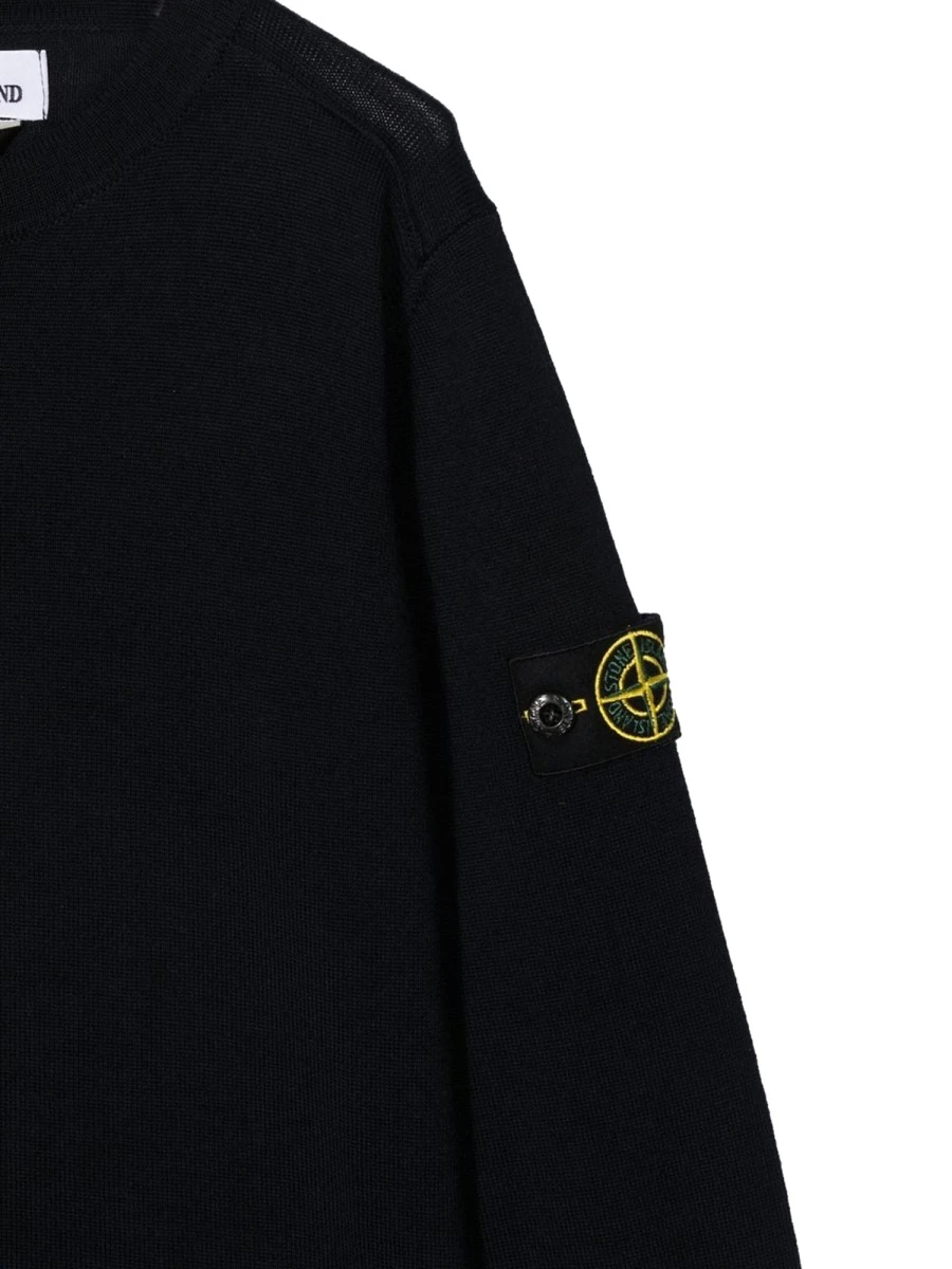 商品Stone Island|Stone Island 男童卫衣 7716509A4KV0020 蓝色,价格¥967,第3张图片详细描述