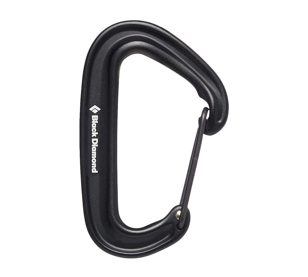 商品Black Diamond|BLACK DIAMOND - MINIWIRE CARABINER - OS - Black,价格¥53,第1张图片