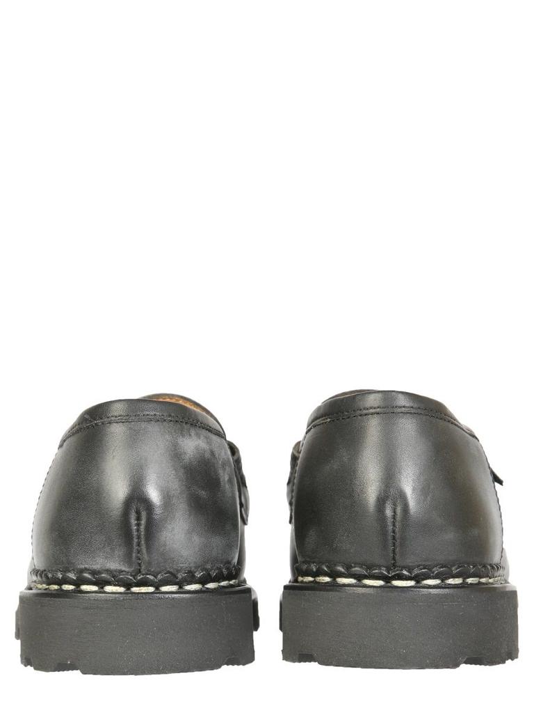 Paraboot Men's  Black Leather Loafers商品第4张图片规格展示