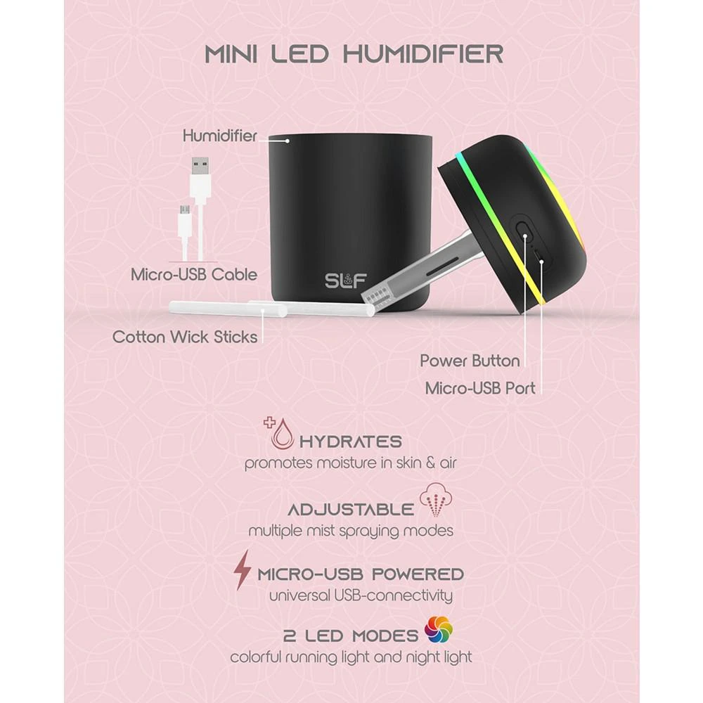 SLF Mini LED USB Mist Aromatherapy Humidifier 商品