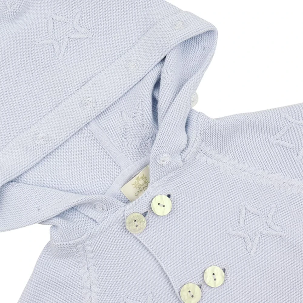 商品Caramelo Kids|Blue Star Motif Knitted Trouser Set,价格¥270,第3张图片详细描述