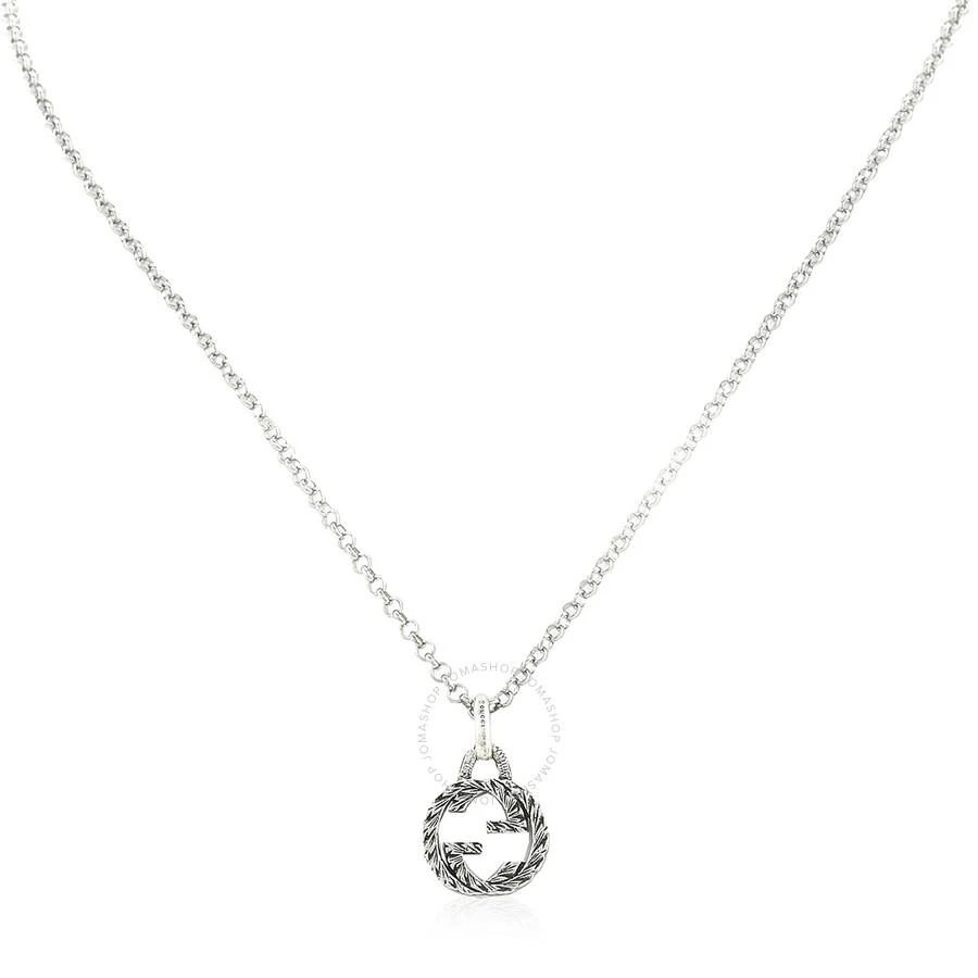 商品Gucci|Ladies GG Sterling Silver Necklace,价格¥1822,第1张图片