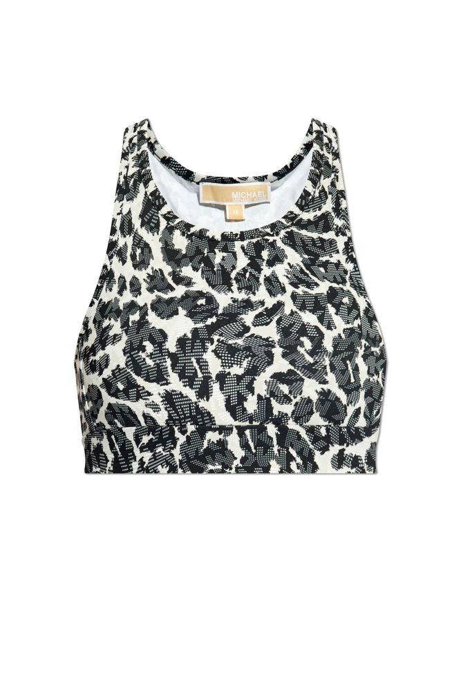 商品Michael Kors|Michael Michael Kors Leopard Printed Sport Bra,价格¥341,第1张图片