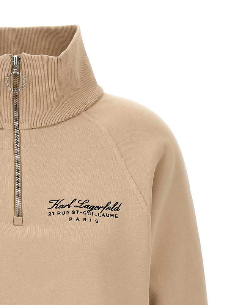 商品Karl Lagerfeld Paris|Karl Lagerfeld Hotel Karl Half-Zip Sweatshirt,价格¥1136,第3张图片详细描述