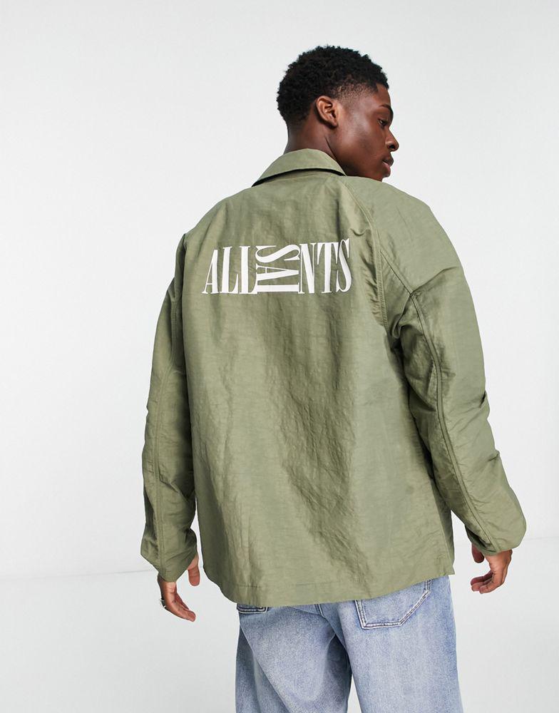 AllSaints jacket in khaki green商品第2张图片规格展示