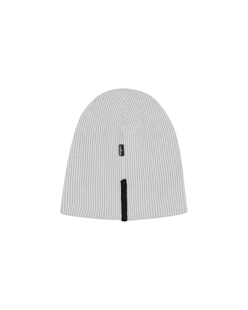 商品Stone Island|Wool Beanie White,价格¥832,第3张图片详细描述