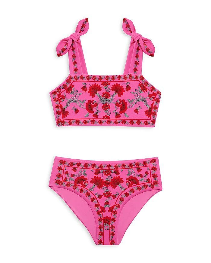 商品Beach Riot|Girls' Little Stella Janie Two Piece Swimsuit - Little Kid, Big Kid,价格¥648,第1张图片详细描述