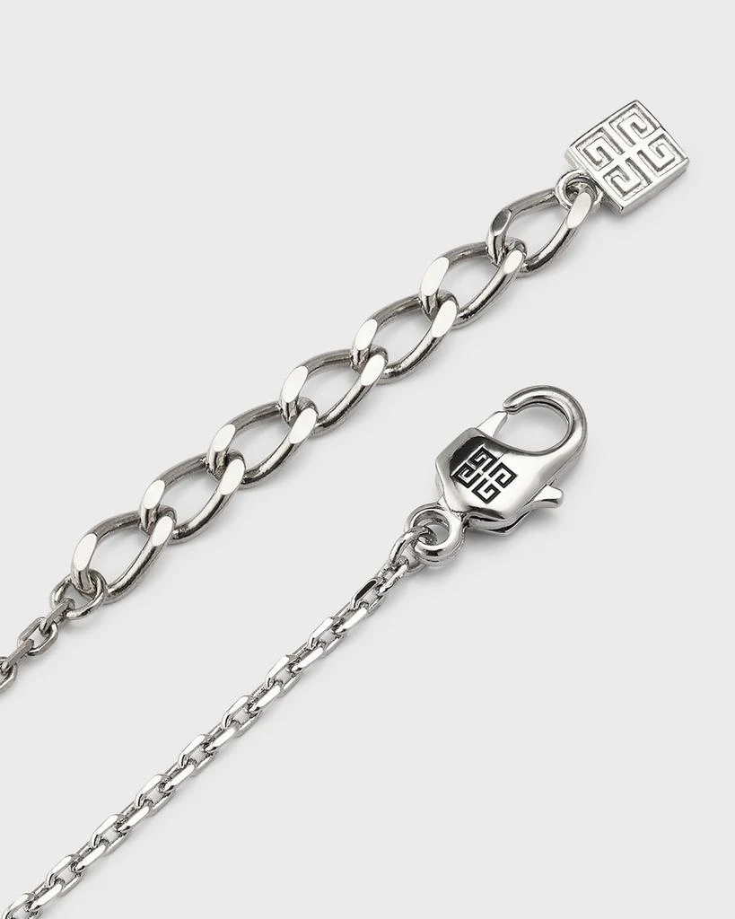 商品Givenchy|4G Silvery Crystal Necklace,价格¥3472,第4张图片详细描述