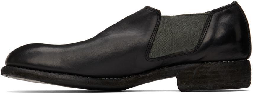 商品guidi|Black Leather 990E Loafers,价格¥9017,第5张图片详细描述