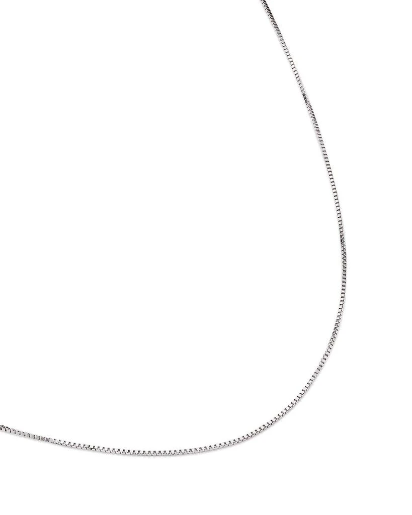 商品Bloomingdale's Chain Collection|Box Link Chain Necklace in 14K White Gold, 0.55m - 100% Exclusive,价格¥2542,第3张图片详细描述
