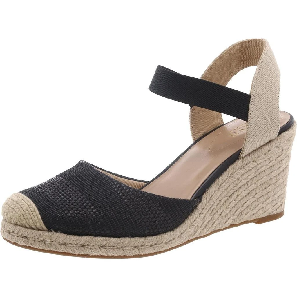 商品Ralph Lauren|Lauren Ralph Lauren Womens Pearle Wedges Ankle Strap Espadrille Heels,价格¥116,第2张图片详细描述