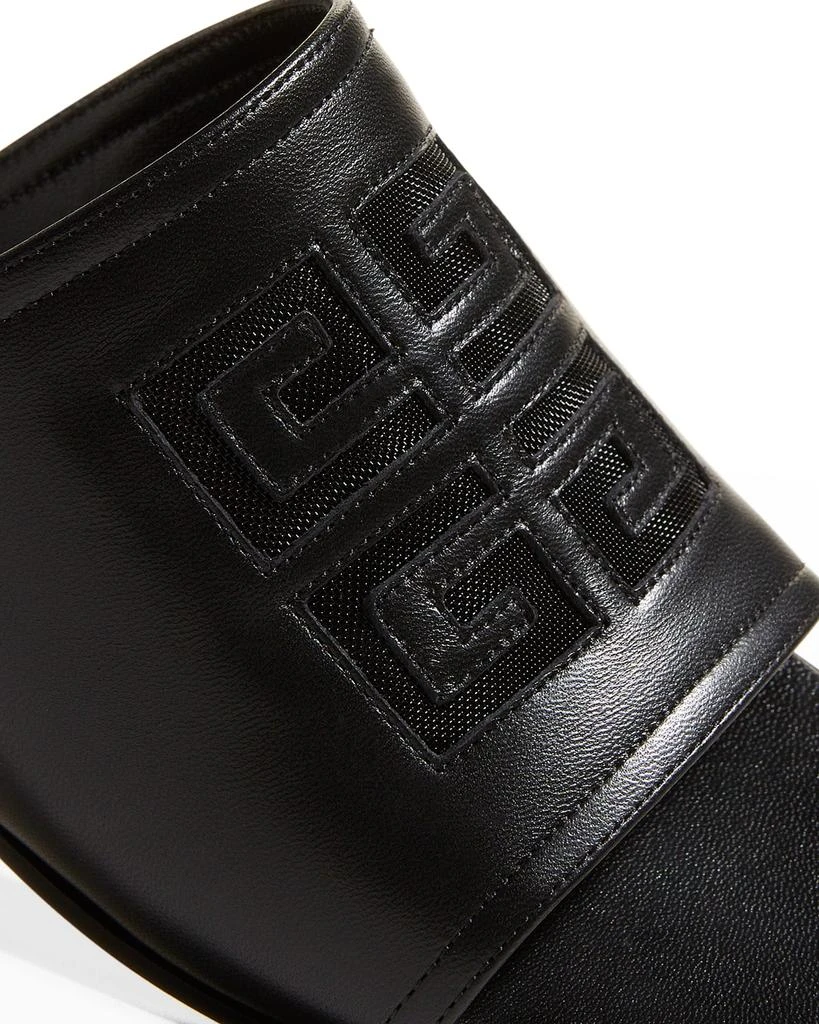 商品Givenchy|4G Lambskin Flat Mule Sandals,价格¥2176,第4张图片详细描述