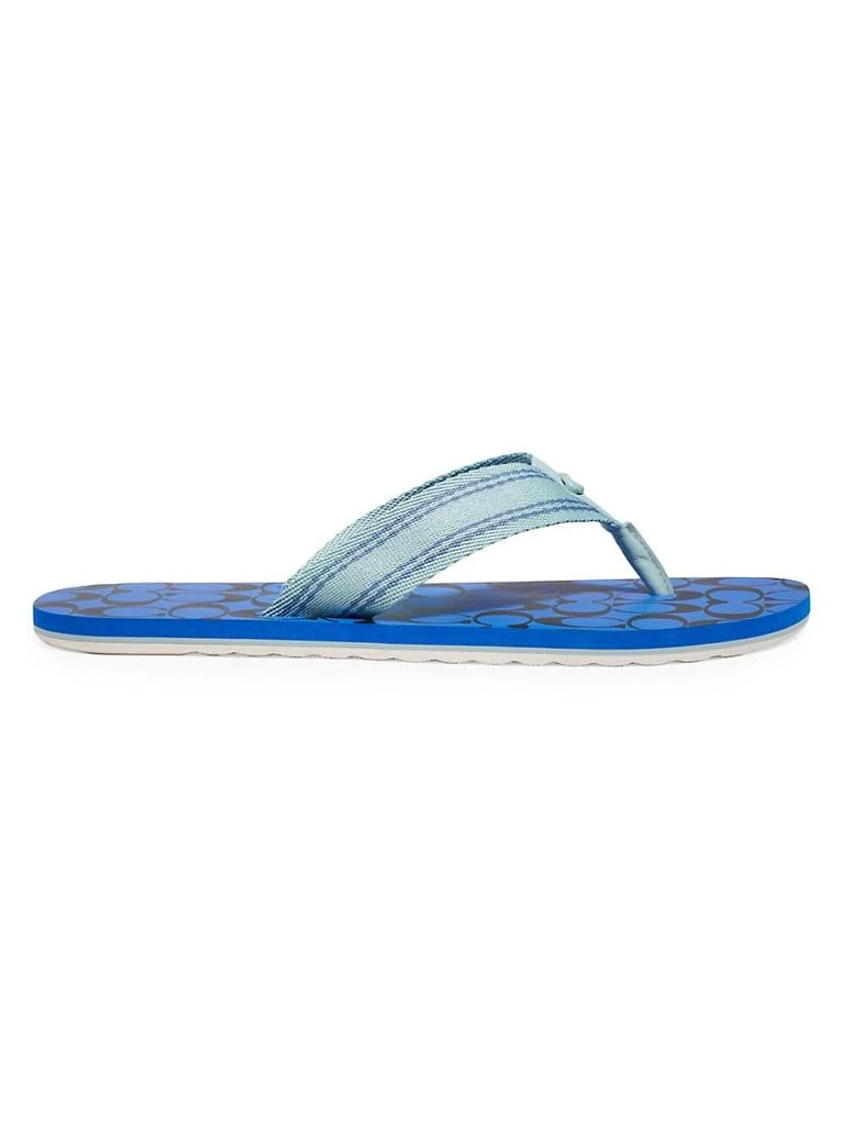 商品Coach|Logo Print Flip Flops,价格¥319,第1张图片