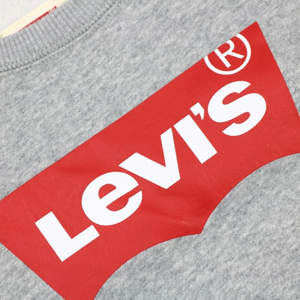 商品Levi's|Grey & Red Logo Cotton Sweatshirt,价格¥165,第2张图片详细描述