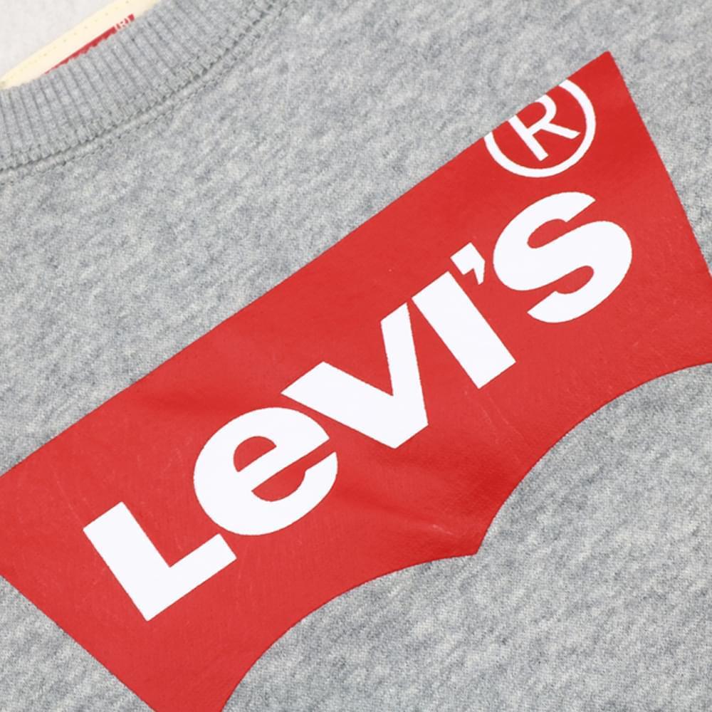 商品Levi's|Grey & Red Logo Cotton Sweatshirt,价格¥143-¥167,第4张图片详细描述
