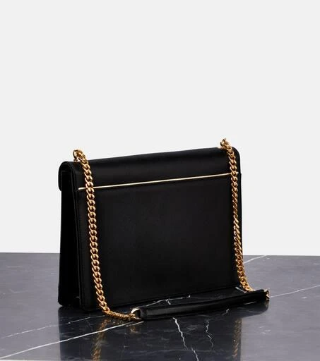 商品Yves Saint Laurent|Gaby Small satin and leather shoulder bag,价格¥17197,第4张图片详细描述