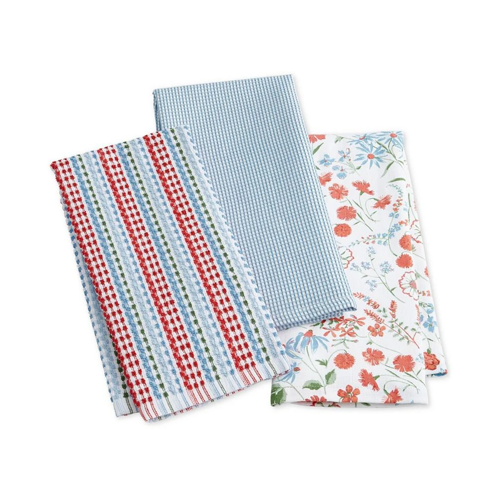 商品Martha Stewart|Floral Kitchen Towels, Set of 3, Created for Macy's,价格¥65,第1张图片
