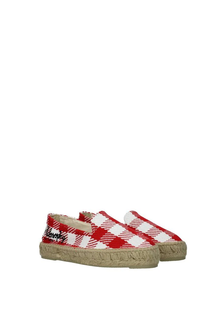 商品MANEBÍ|Espadrilles philosophy Fabric Red White,价格¥700,第2张图片详细描述