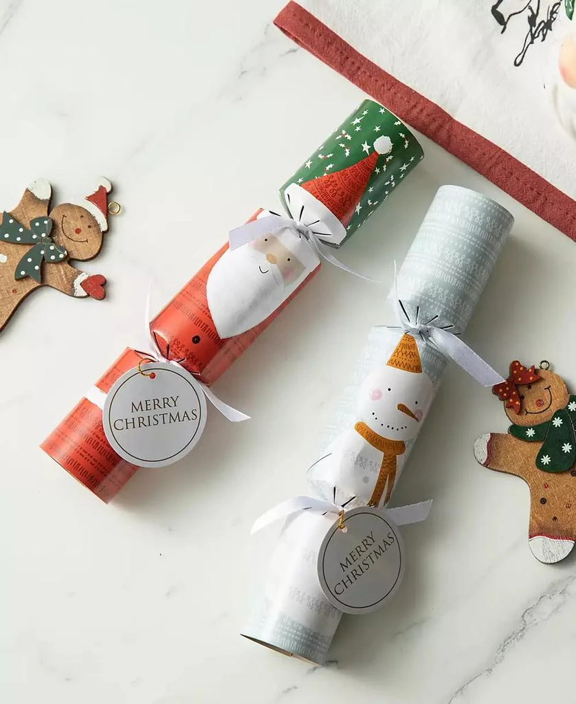 商品Glitzhome|8PK 1.50''D X 10.00''H Christmas Santa Snowman Party Cracker with Gift Contents,价格¥120,第3张图片详细描述