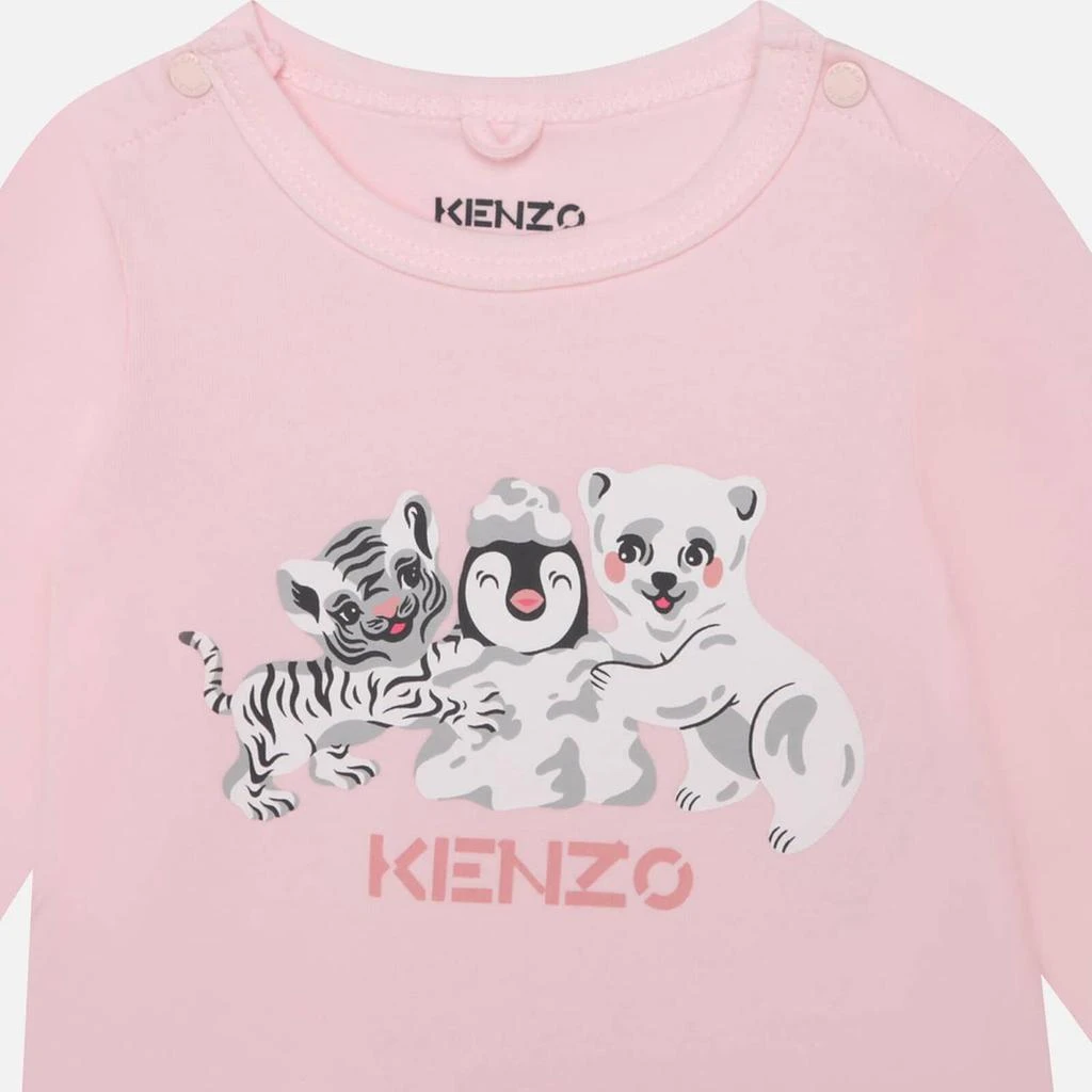 商品Kenzo|KENZO Babies' Long Sleeved Animal Cotton Dress,价格¥332,第2张图片详细描述