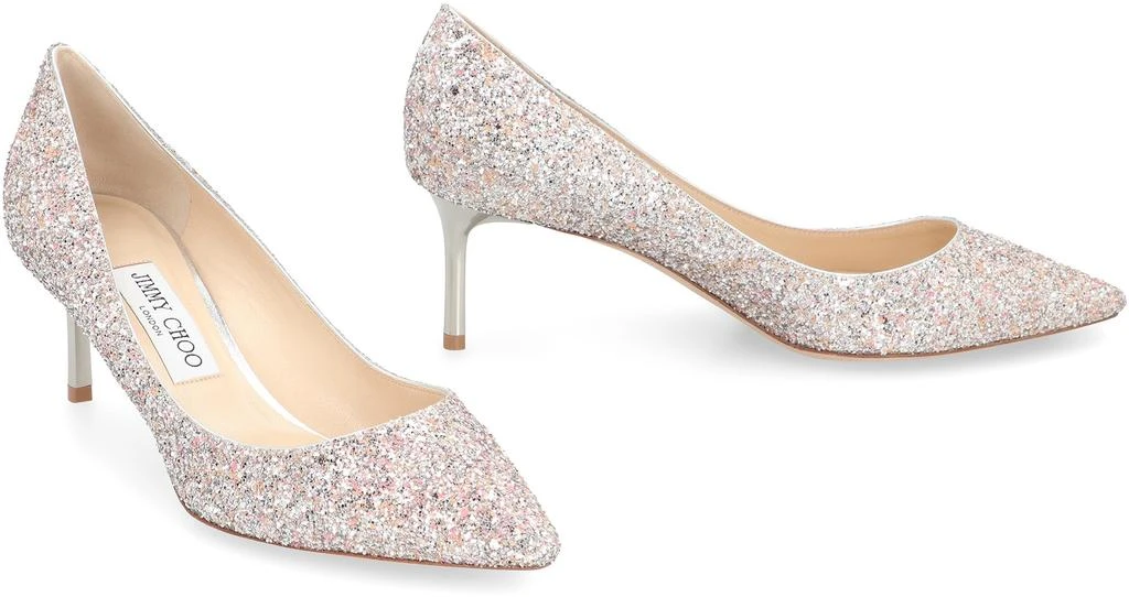 商品Jimmy Choo|ROMY 60 GLITTER PUMPS,价格¥2689,第3张图片详细描述