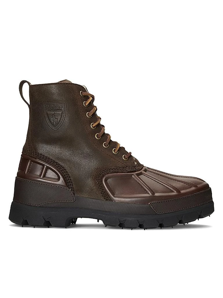 商品Ralph Lauren|Oslo High II Leather Lug Sole Boots,价格¥1479,第1张图片