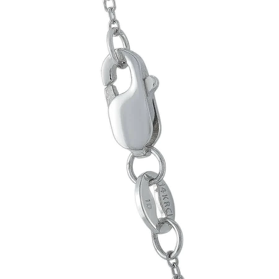 商品LB Exclusive|14K White Gold 0.15ct Diamond Pendant Necklace,价格¥3045,第3张图片详细描述