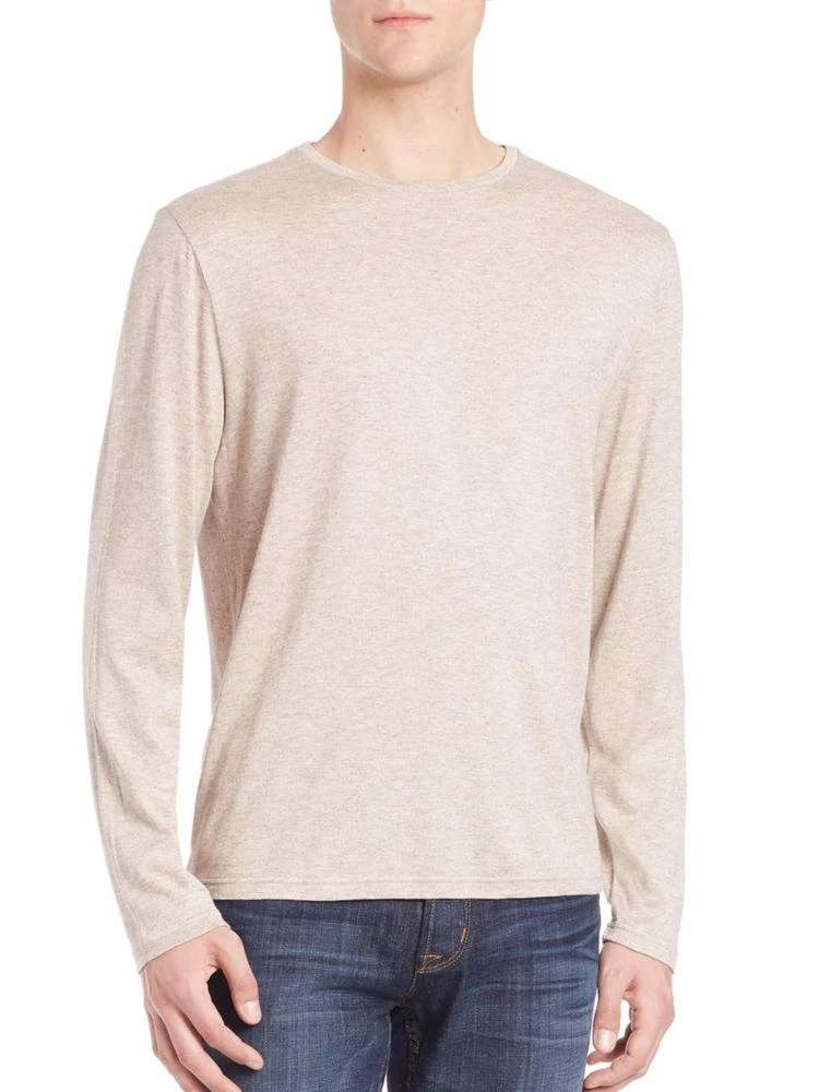 商品Saks Fifth Avenue|COLLECTION Crewneck Long Sleeve Tee,价格¥367,第1张图片