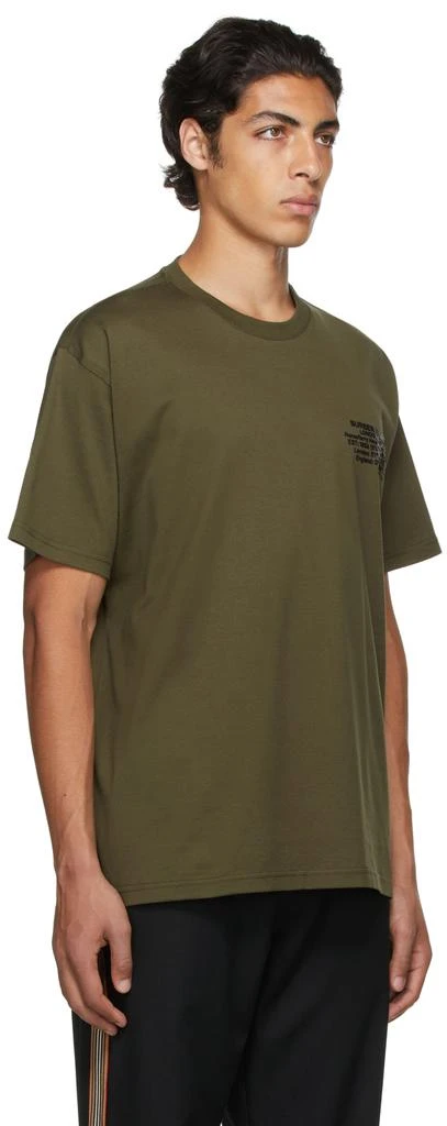 商品Burberry|绿色 Location Print Oversized T 恤,价格¥4378,第2张图片详细描述
