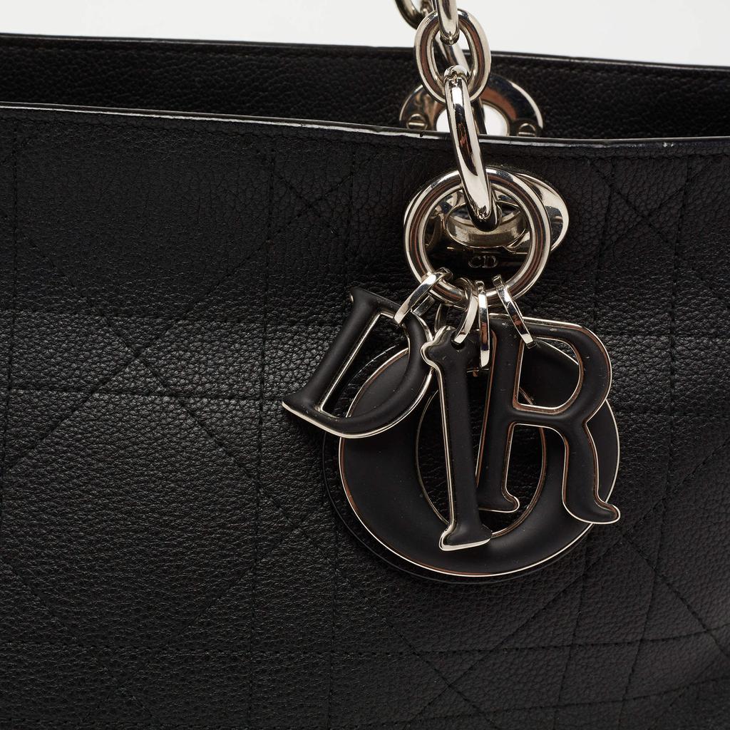商品[二手商品] Dior|Dior Black Cannage Leather Medium Ultradior Tote,价格¥8303,第7张图片详细描述