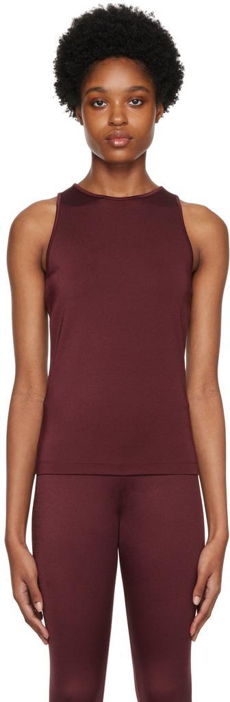 商品Wolford|Burgundy 'The Workout' Sport Top,价格¥279,第1张图片