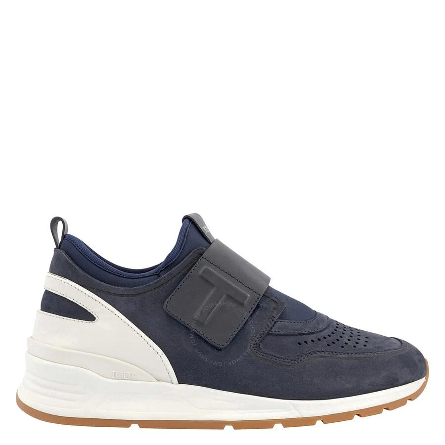 商品Tod's|Suede And Fabric Velcro Strap Sneakers,价格¥923,第1张图片