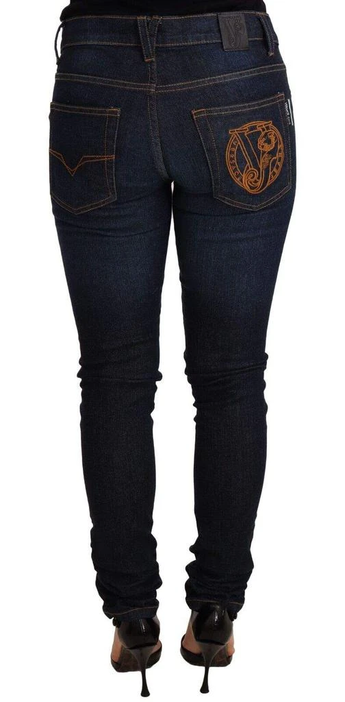 商品Versace|Versace Jeans Low Waist Skinny Denim Jeans,价格¥2107,第3张图片详细描述