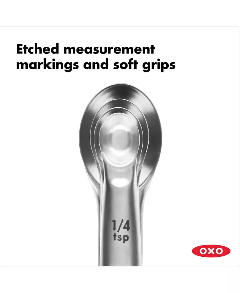 Good Grips Set of 4 Stainless Steel Magnetic Measuring Spoons 商品