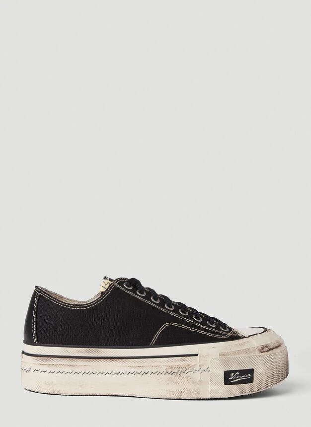 商品VisVim|Logan Deck II G.Patten Sneakers in Black,价格¥8806,第1张图片