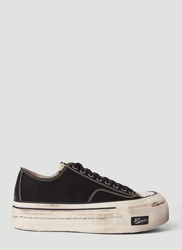 商品VisVim|Logan Deck II G.Patten Sneakers in Black,价格¥4091,第1张图片