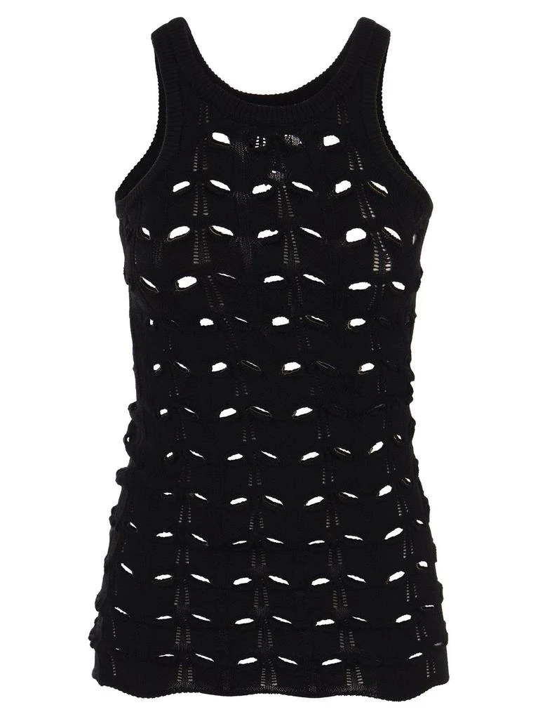 商品Max Mara|Sportmax Astice Perforated Sleeveless Top,价格¥1707,第1张图片