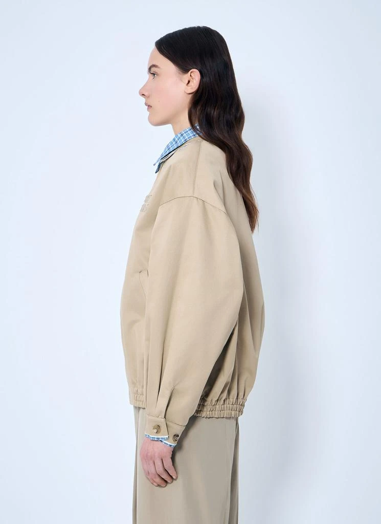 商品Miu Miu|Gabardine Jacket With Contrast trims,价格¥15052,第3张图片详细描述