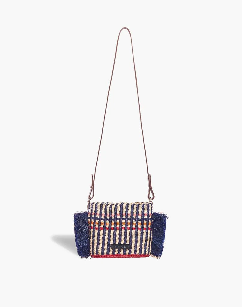 商品Madewell|AAKS Raffia Hana Mini Stripe Bag,价格¥1528,第1张图片