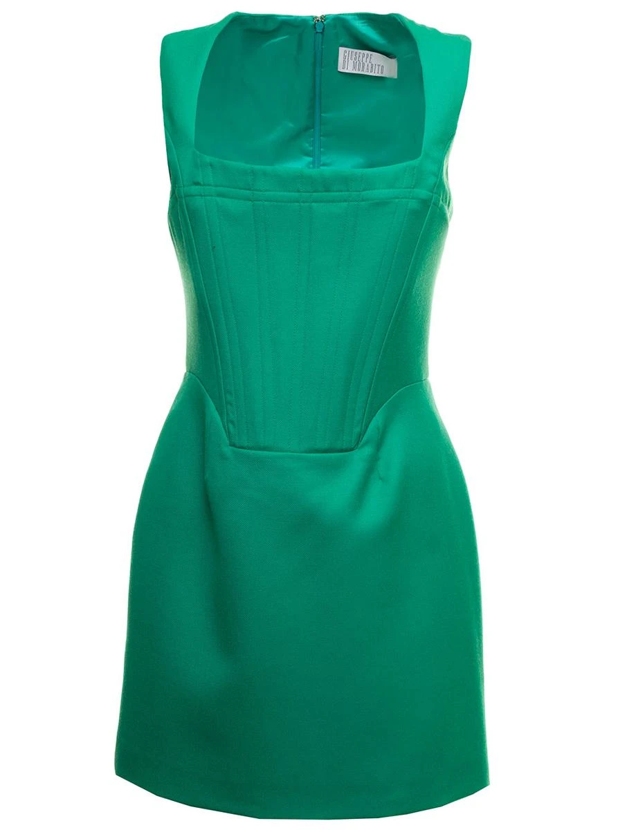 商品GIUSEPPE DI MORABITO|GIUSEPPE DI MORABITO 女士连衣裙 234DR19346 绿色,价格¥3268,第1张图片