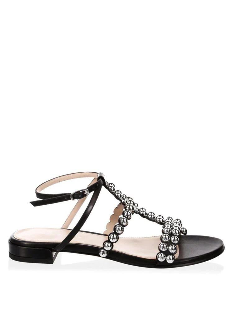 商品Stuart Weitzman|Tini Leather Sandals,价格¥1364,第5张图片详细描述