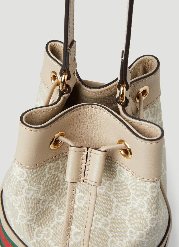 商品Gucci|Ophidia GG Bucket Shoulder Bag in Beige,价格¥9607,第6张图片详细描述