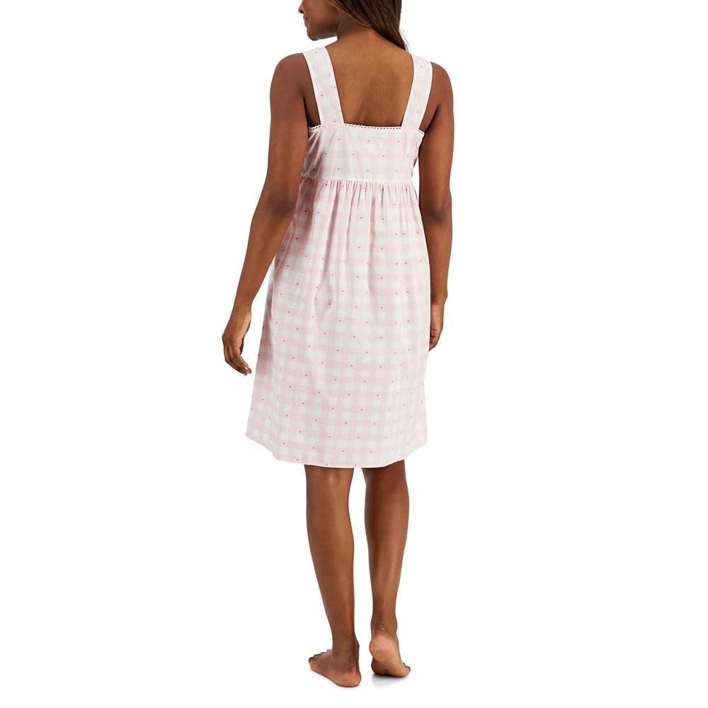 商品Charter Club|Women's Mommy & Me Matching Gingham Cotton Nightgown, Created For Macy's,价格¥40,第2张图片详细描述