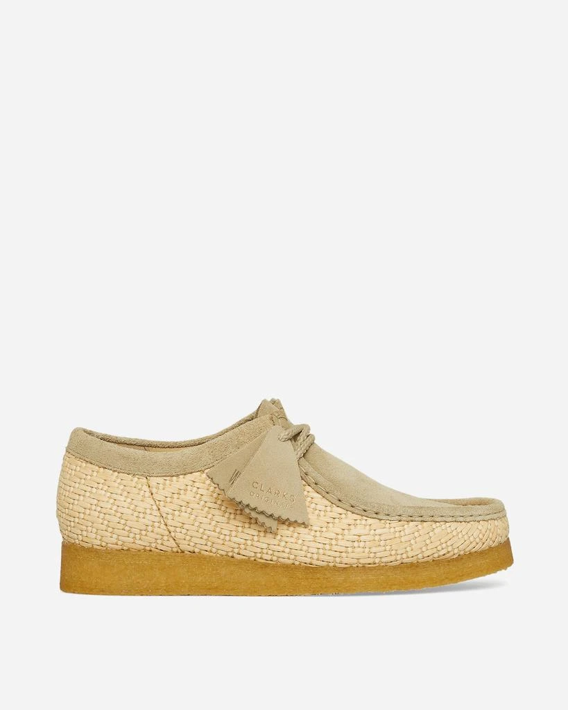 商品Clarks|Wallabee Natural Int Shoes Beige,价格¥790,第1张图片