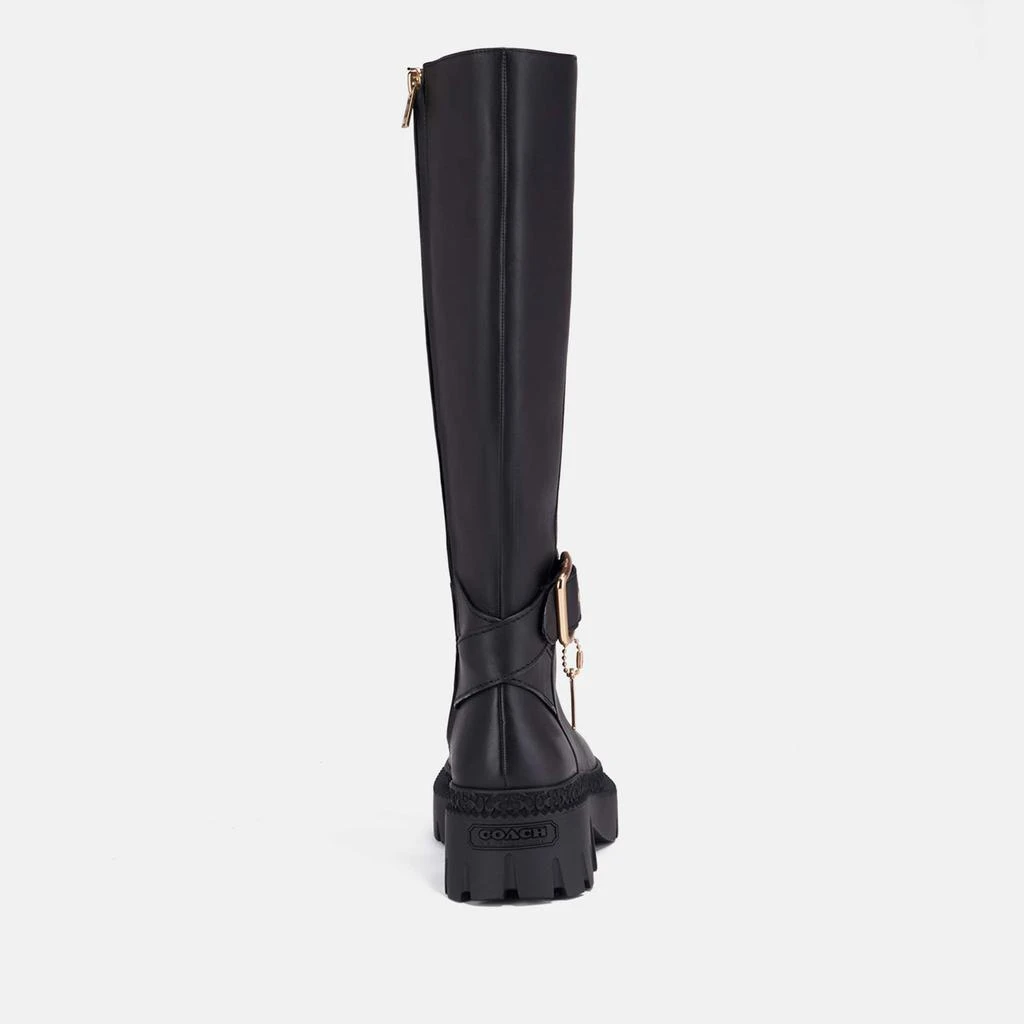 商品Coach|Coach James Leather Knee-High Boots,价格¥1855,第3张图片详细描述