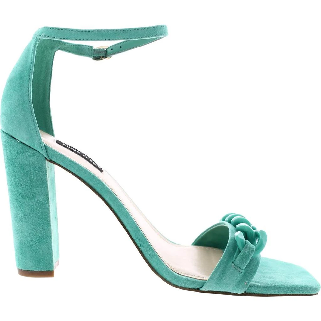 商品Nine West|Nine West Womens Mindful Suede Square Toe Ankle Strap,价格¥61,第2张图片详细描述