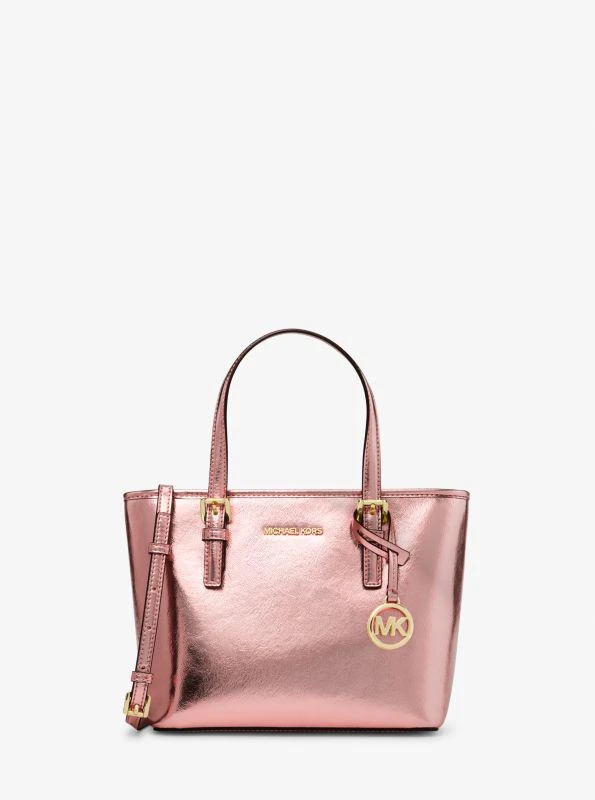 商品Michael Kors|Jet Set 手提包 超小号 菜篮子 金属色,价格¥485,第1张图片