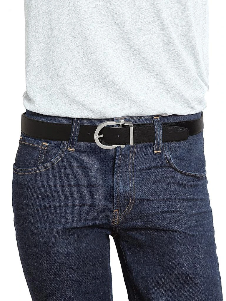商品Salvatore Ferragamo|Gancio Buckle Adjustable Cut-to-Size Reversible Belt,价格¥3697,第2张图片详细描述