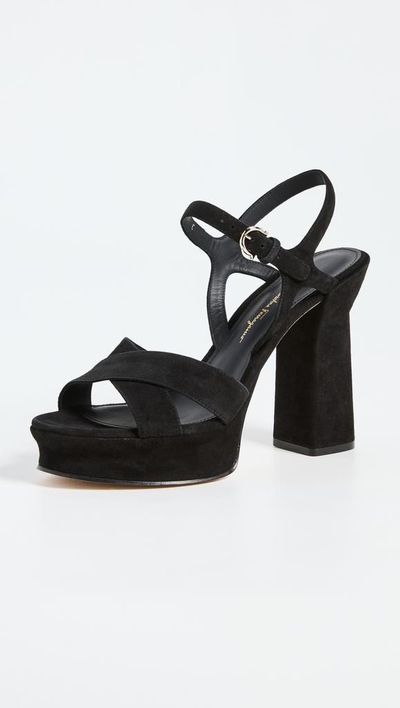 商品Salvatore Ferragamo|Salvatore Ferragamo 菲拉格慕 Sonya Platform Sandals,价格¥7250,第4张图片详细描述