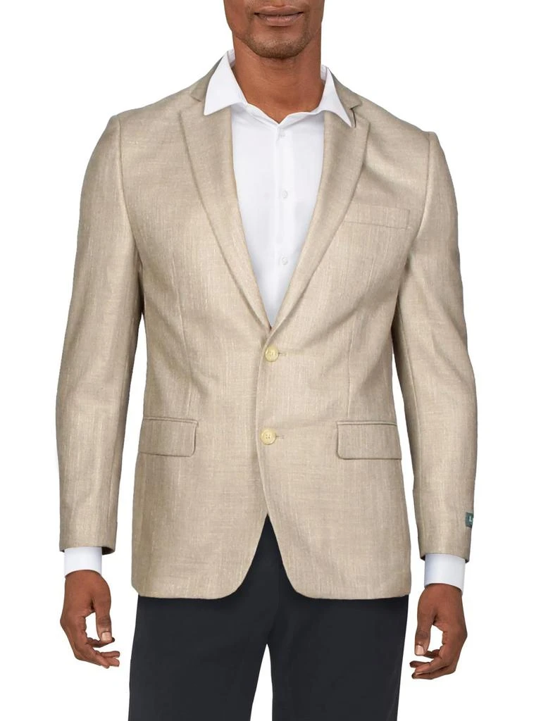 商品Ralph Lauren|Mens Linen Blend Business Two-Button Blazer,价格¥458,第1张图片